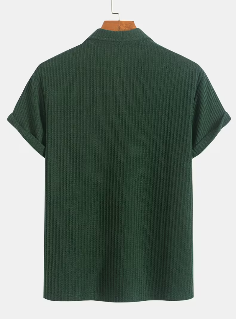 Textured Men's Polo