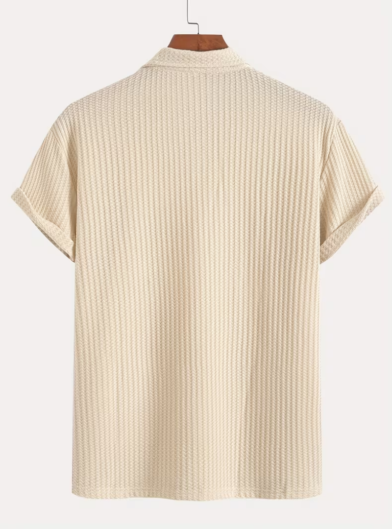 Textured Men's Polo