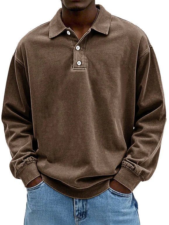 Edgar | Long Sleeve Polo