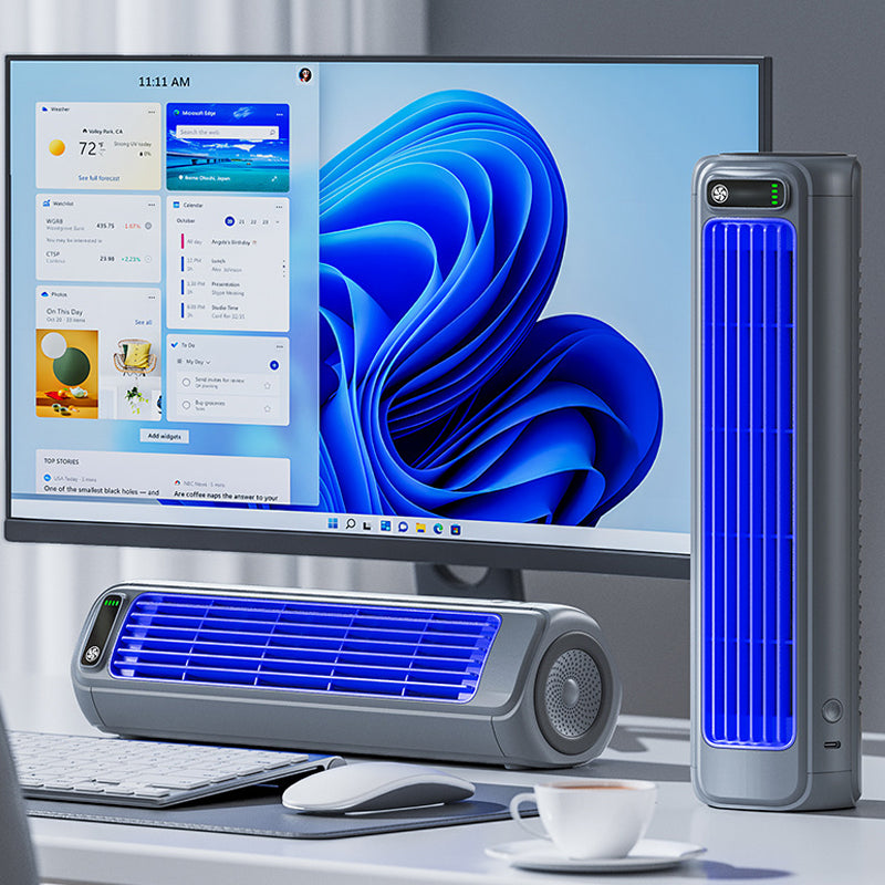 Portable Rechargeable Personal Air Cooler with 2000mAh Battery