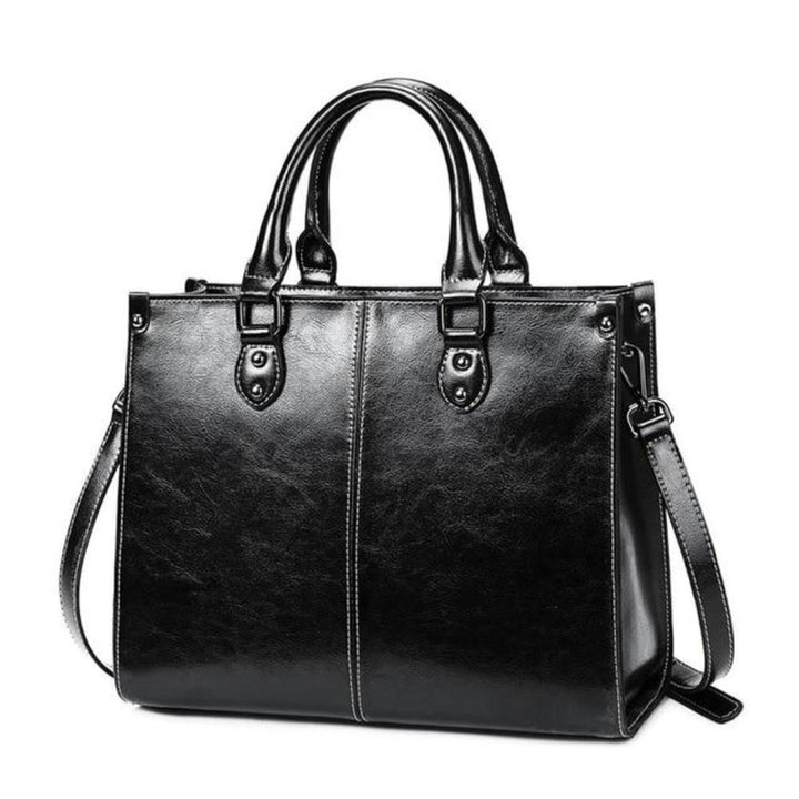 Women's Elegant Tote Handbag with Zipper