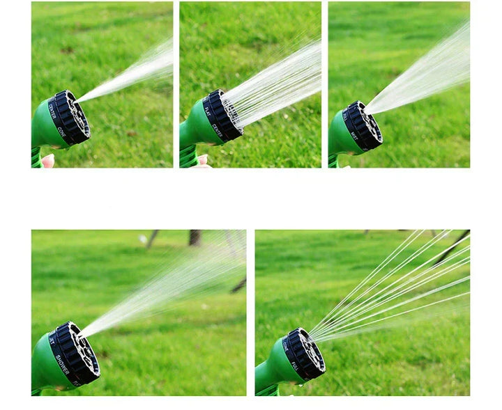 Expandable Garden Hose with Spray Nozzle FlexaFlow, view 3 - Elena Harper