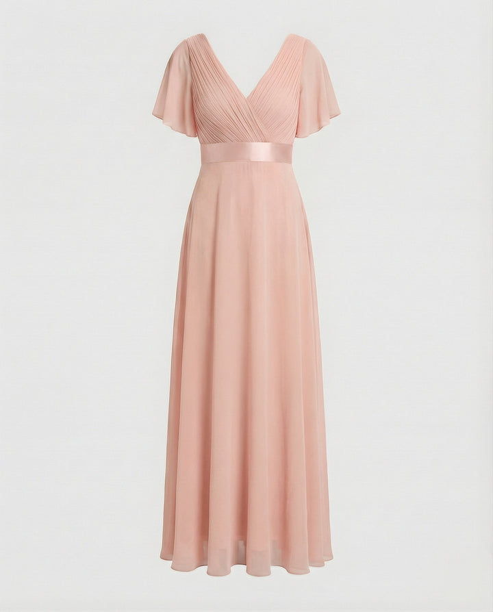 Women's Long Chiffon Evening Dress Elegant