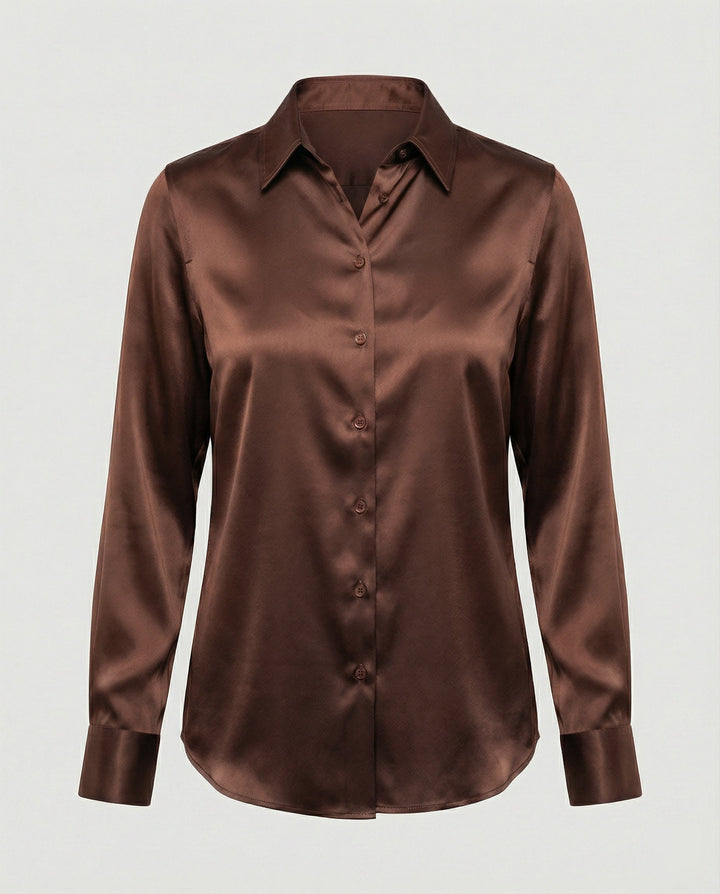 Ladies' Satin Silk Blouse
