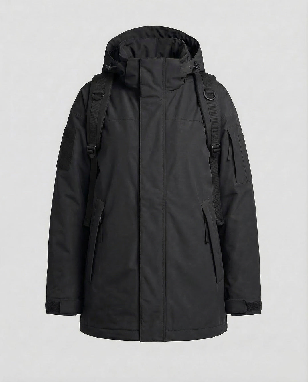 Women's Oversized Waterproof Zipped Jacket for Outdoor Comfort