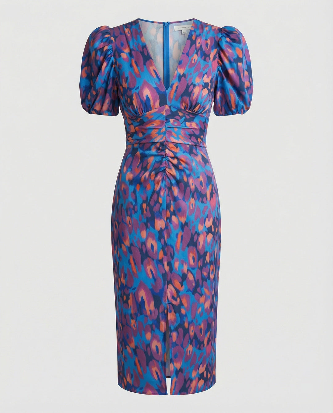 Women's Evening Dress with Voluminous Puff Sleeves EB