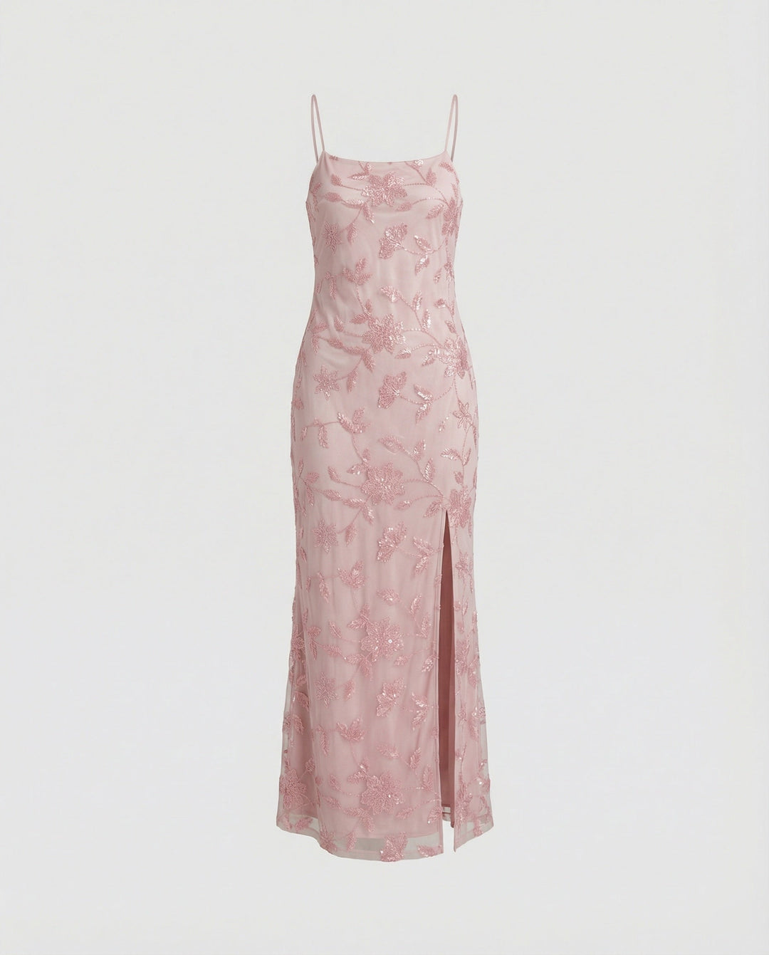 Women's Elegant Evening Dress with Spaghetti Straps