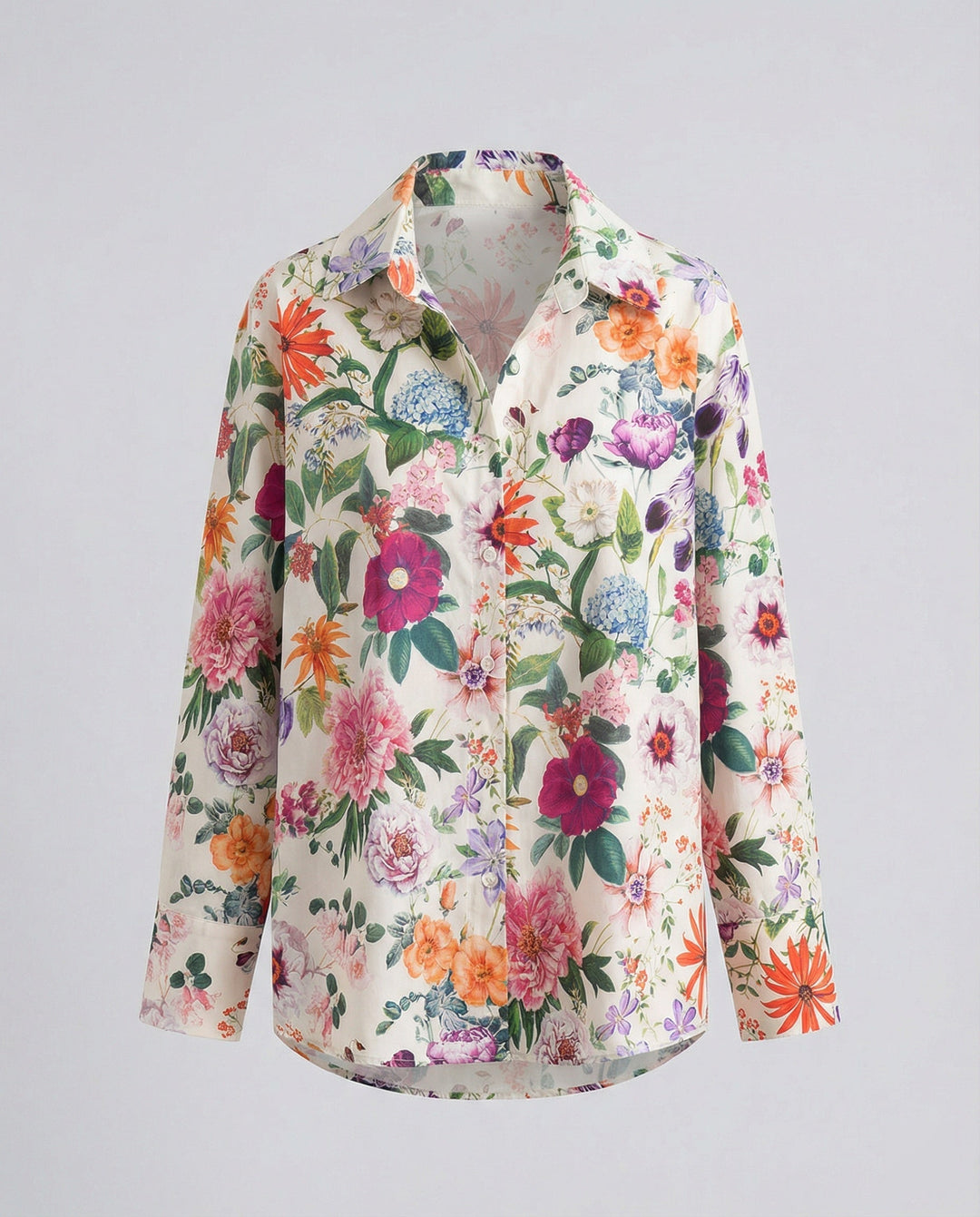 Women's Satin Shirt Blouse