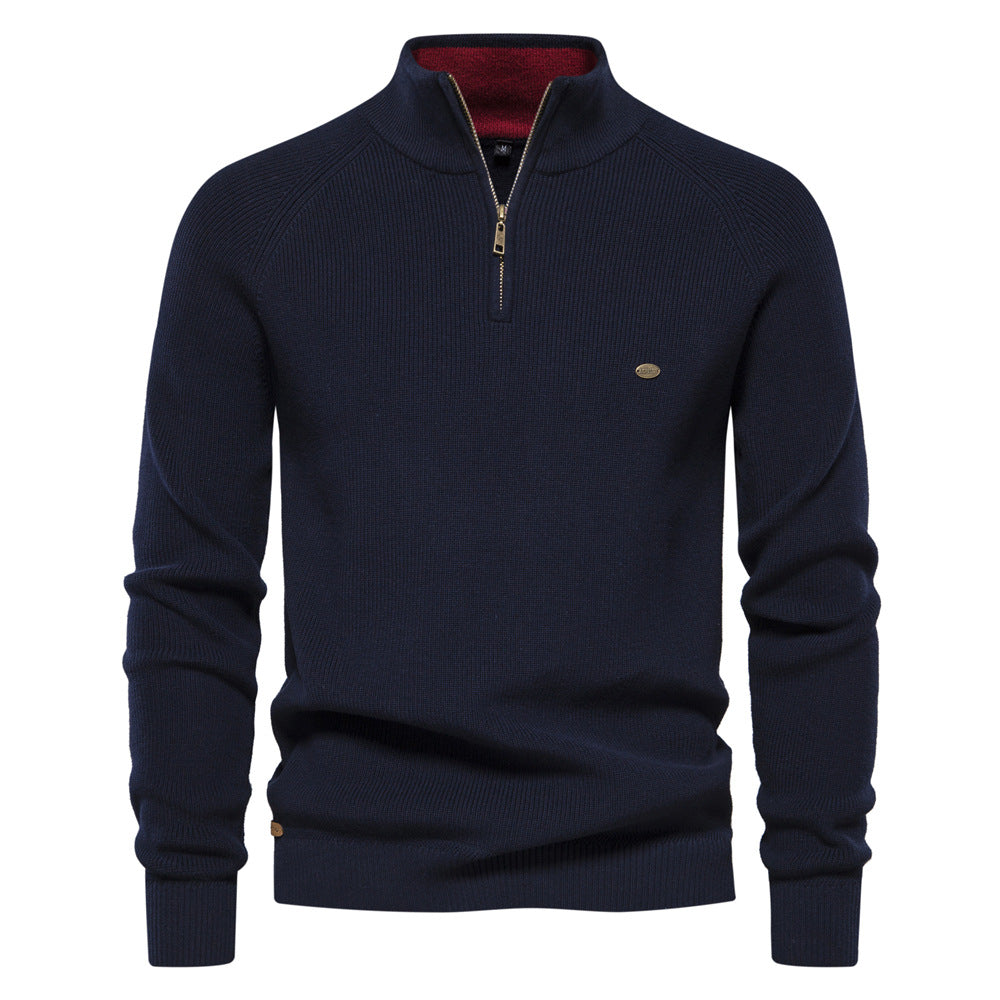 Men's High Neck Sweater