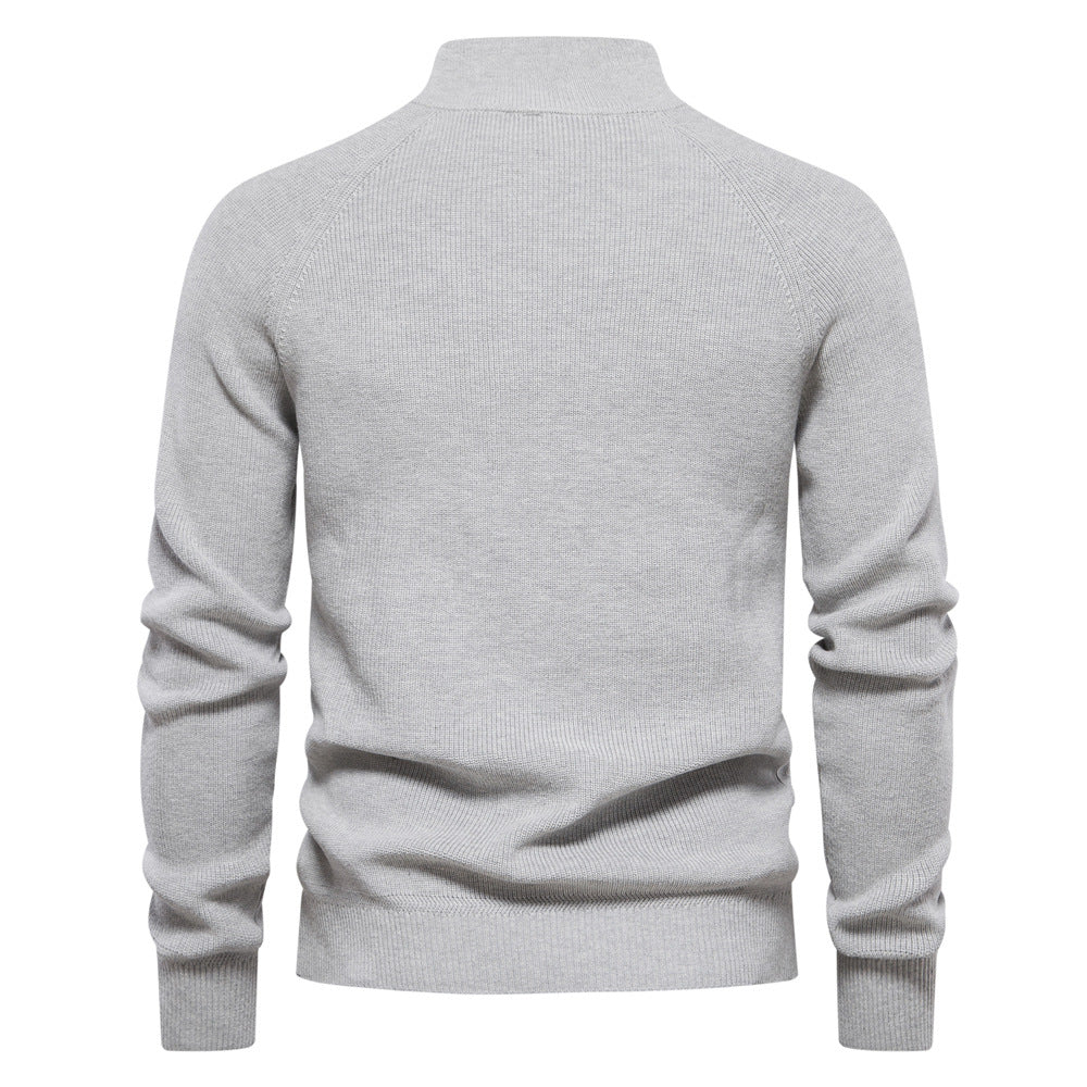 Men's High Neck Sweater