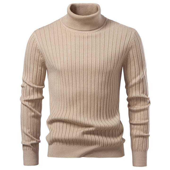 Men's Ribbed Turtleneck Sweater