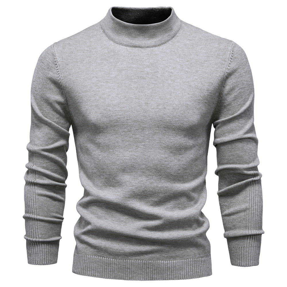 Men's Fine Knit Turtleneck Sweater, Slim Fit