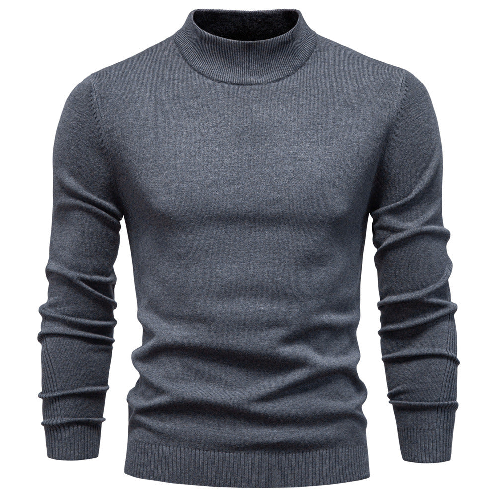 Men's Fine Knit Turtleneck Sweater, Slim Fit