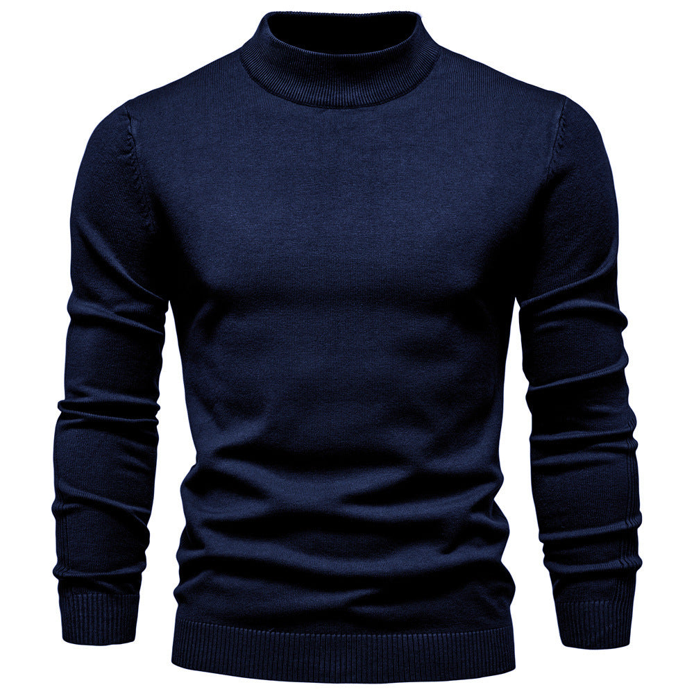 Men's Fine Knit Turtleneck Sweater, Slim Fit