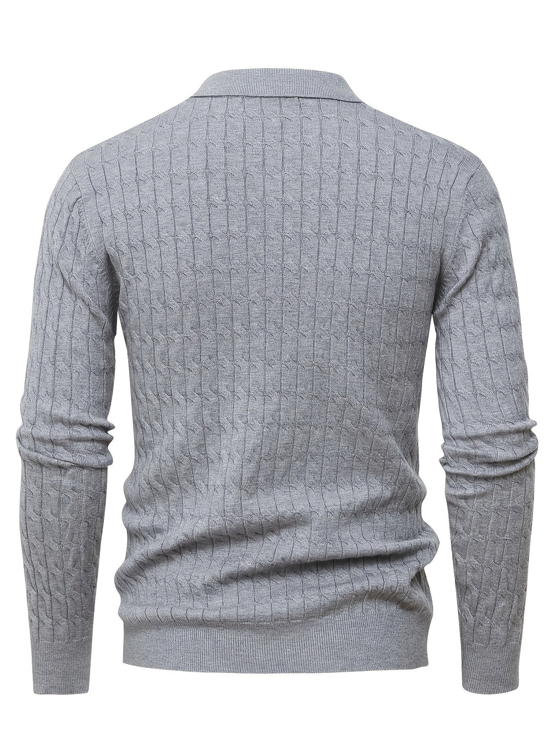 Men's Polo Collar Sweater