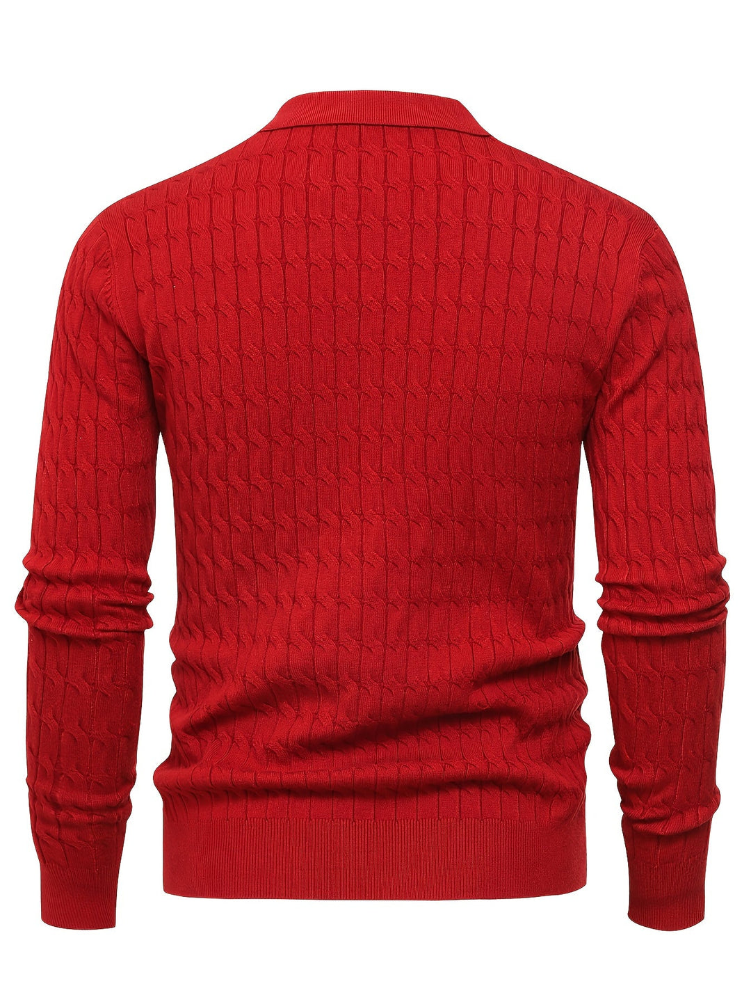 Men's Polo Collar Sweater