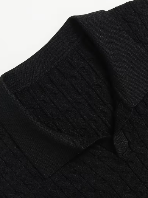 Men's Polo Collar Sweater