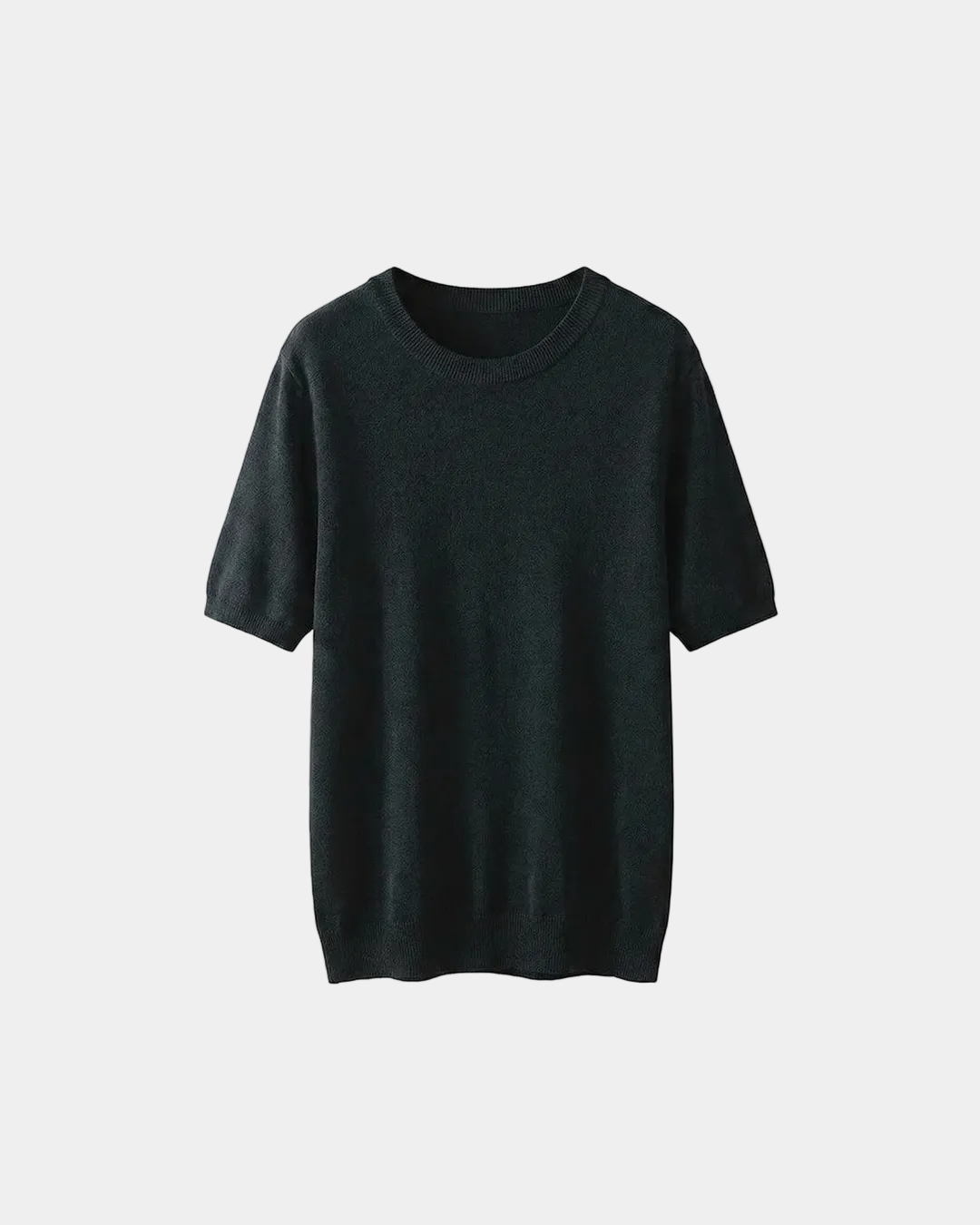 Men's Short Sleeve Round Neck Sweater - Elena Harper