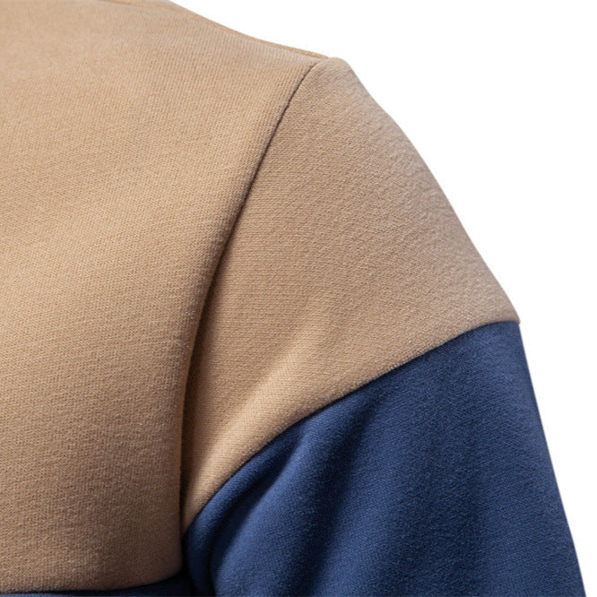 Men's Long Sleeve Bi-Color Polo - Elena Harper
