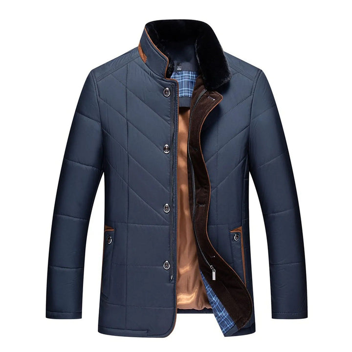 Men's Padded Winter Jacket with Warm Lining