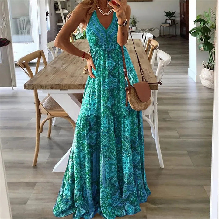 Kairi Boho Sleeveless Dress - Elena Harper