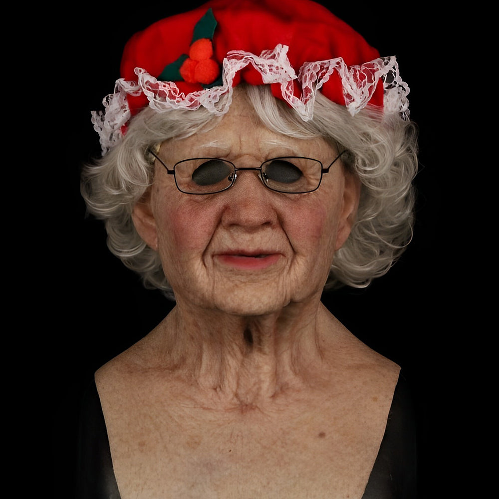 Unisex Realistic Latex Old Man Mask - Expressive Halloween Headpiece