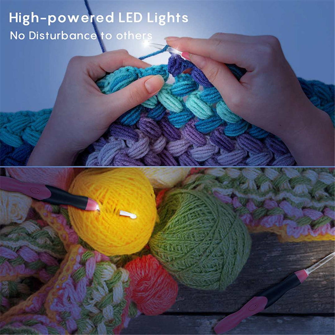 GlowHook™ - Effortlessly Crochet at Night