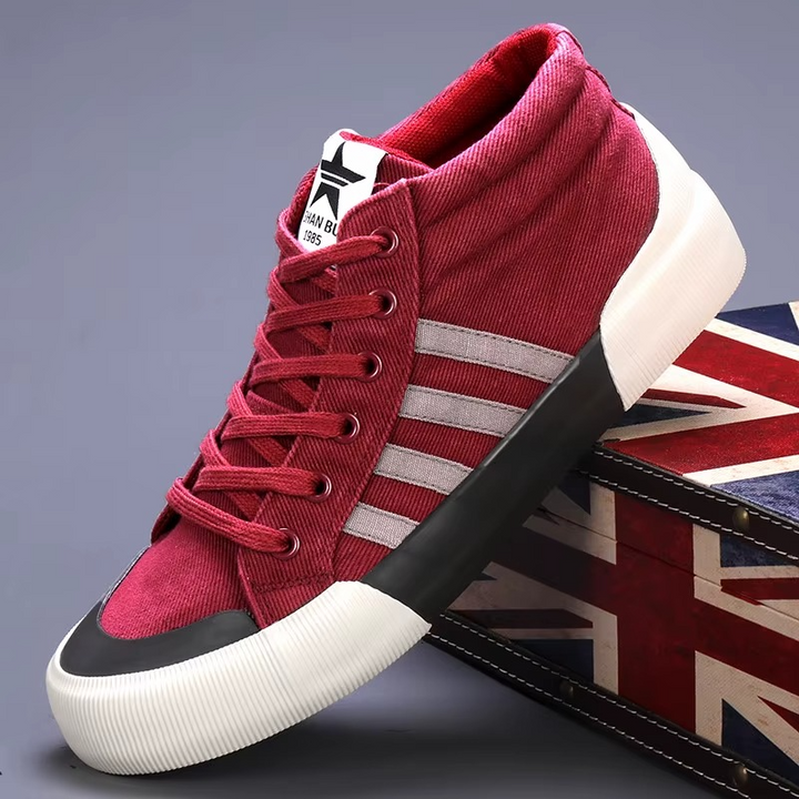 High Canvas Shoes for Men - Elena Harper