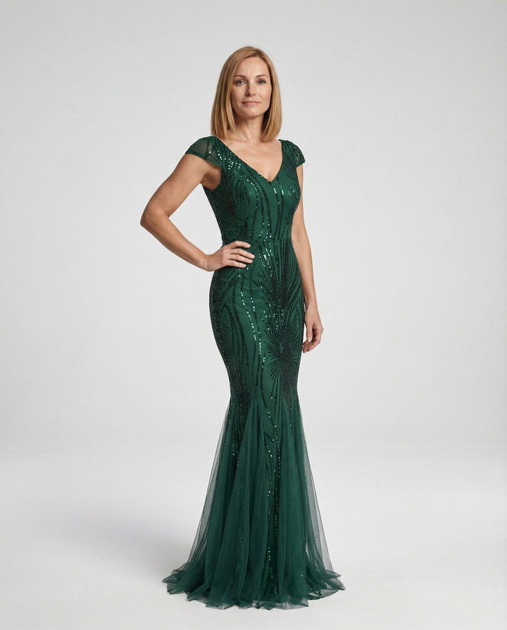 Women's Evening Dress Mermaid Sequin