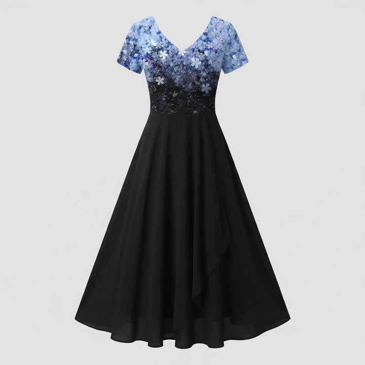 Ladies Evening Dress Long Sequins Tulle