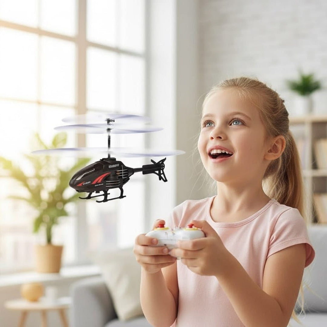 Remote Control Helicopter For Kids With Easy Stabilization And Rechargeable Battery, view 8 - Elena Harper