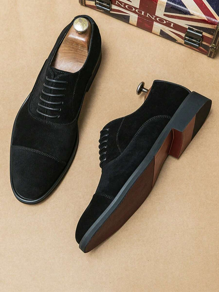 Men's Oxford Shoe with Straight Tip - Elena Harper