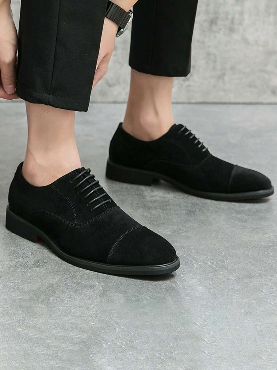 Men's Oxford Shoe with Straight Tip - Elena Harper