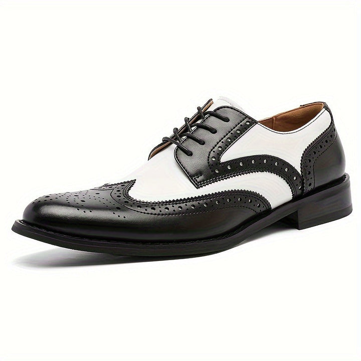 Men's Oxford with Floral Cap