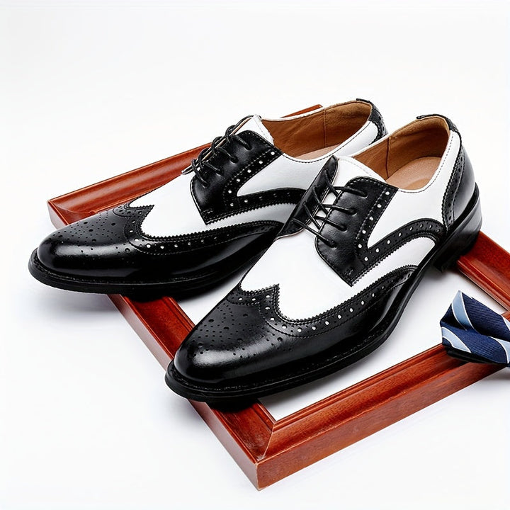 Men's Oxford with Floral Cap