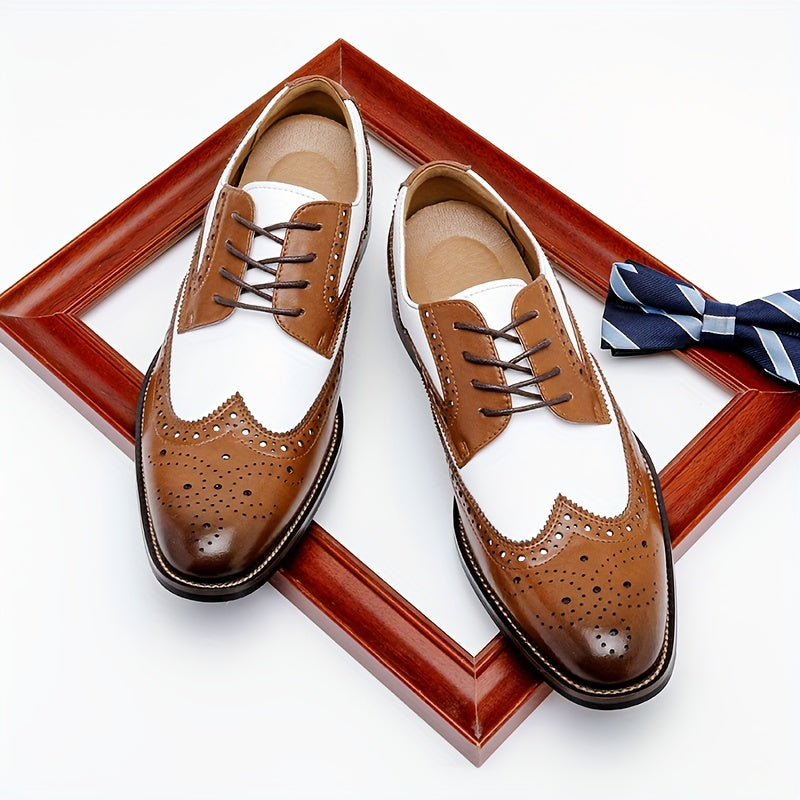 Men's Oxford with Floral Cap