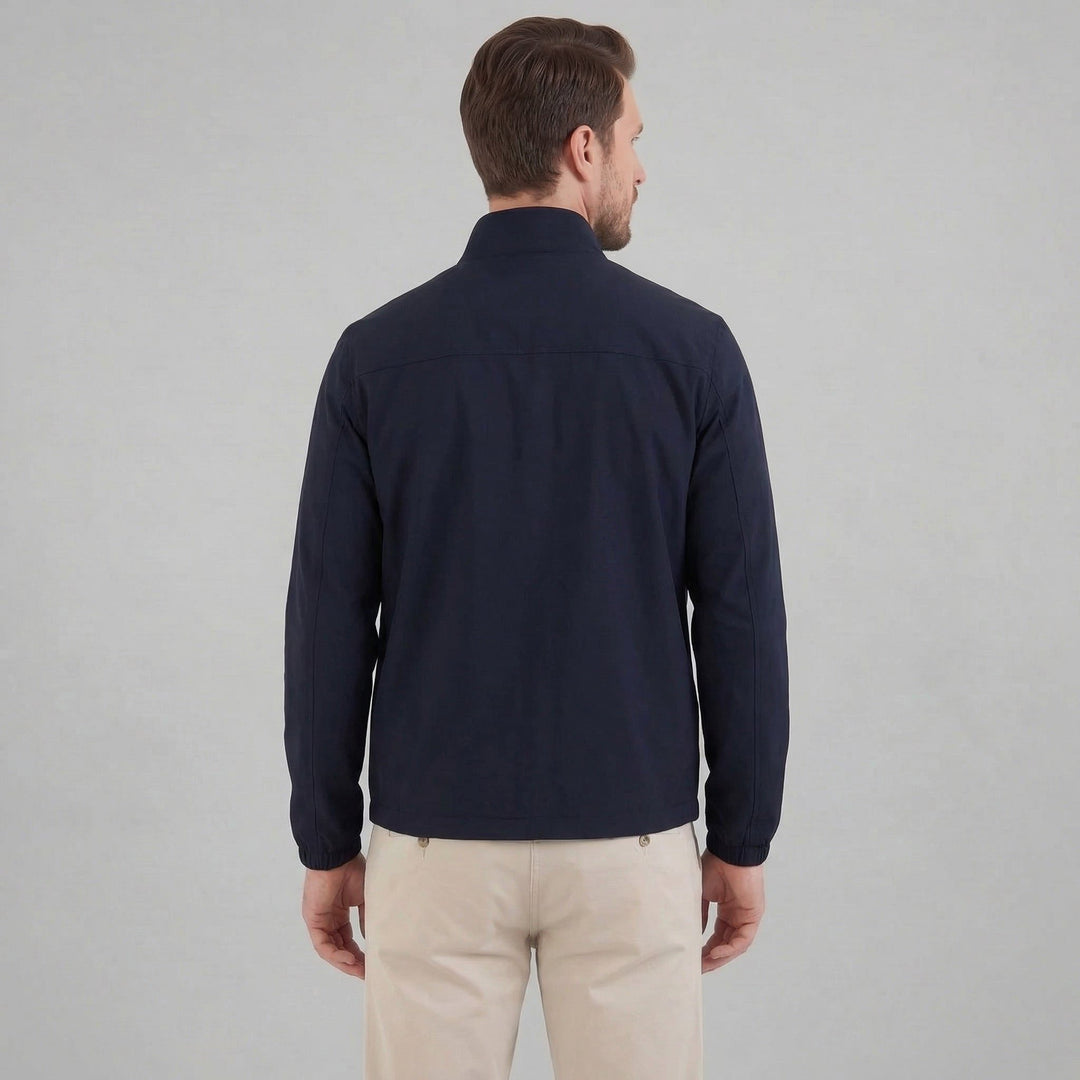Bomber Jacket with Zipper for Men