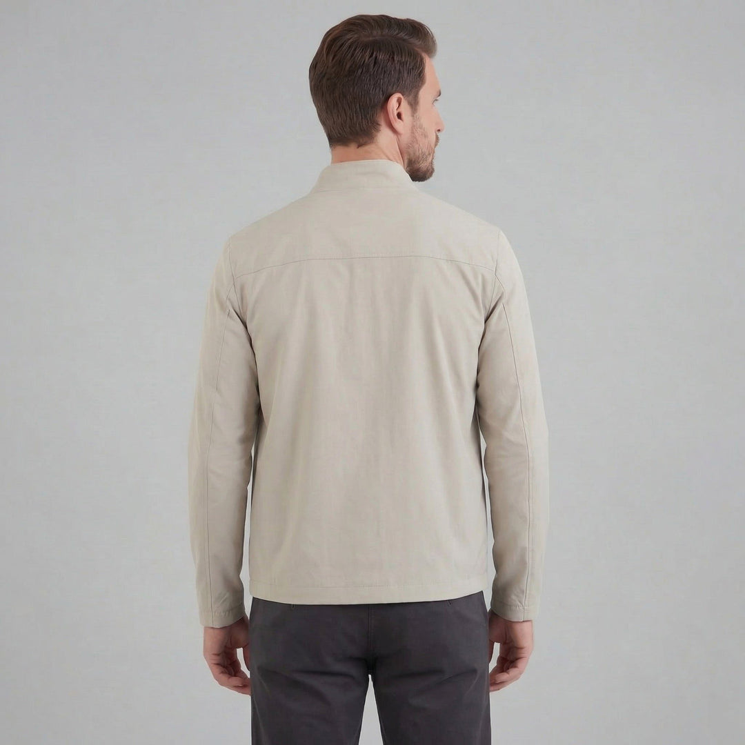 Bomber Jacket with Zipper for Men