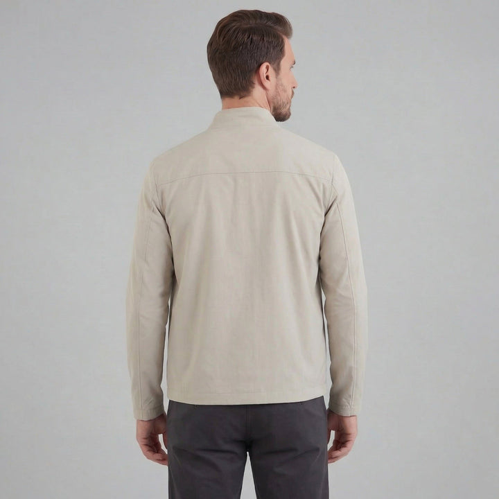Bomber Jacket with Zipper for Men