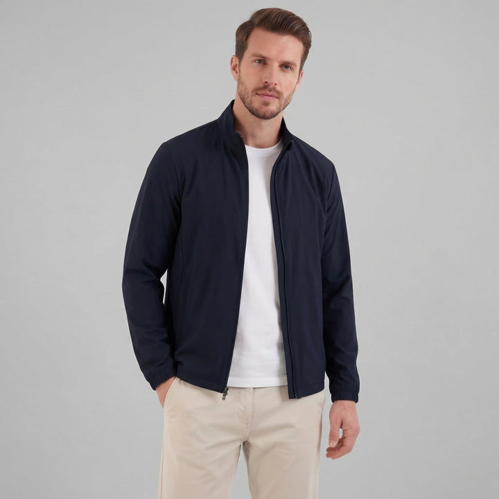 Bomber Jacket with Zipper for Men