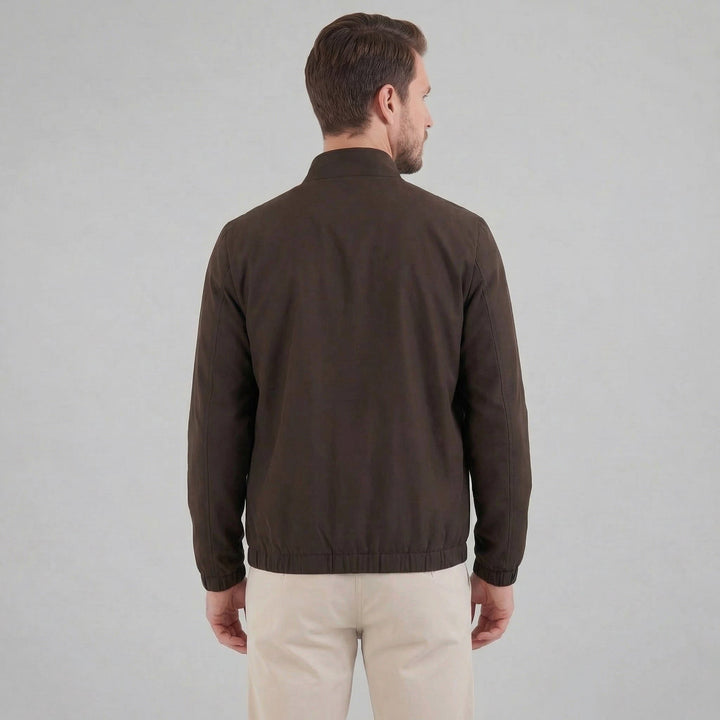 Bomber Jacket with Zipper for Men