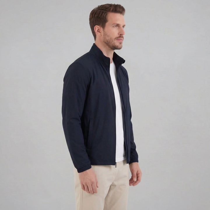 Bomber Jacket with Zipper for Men