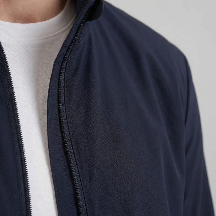 Bomber Jacket with Zipper for Men