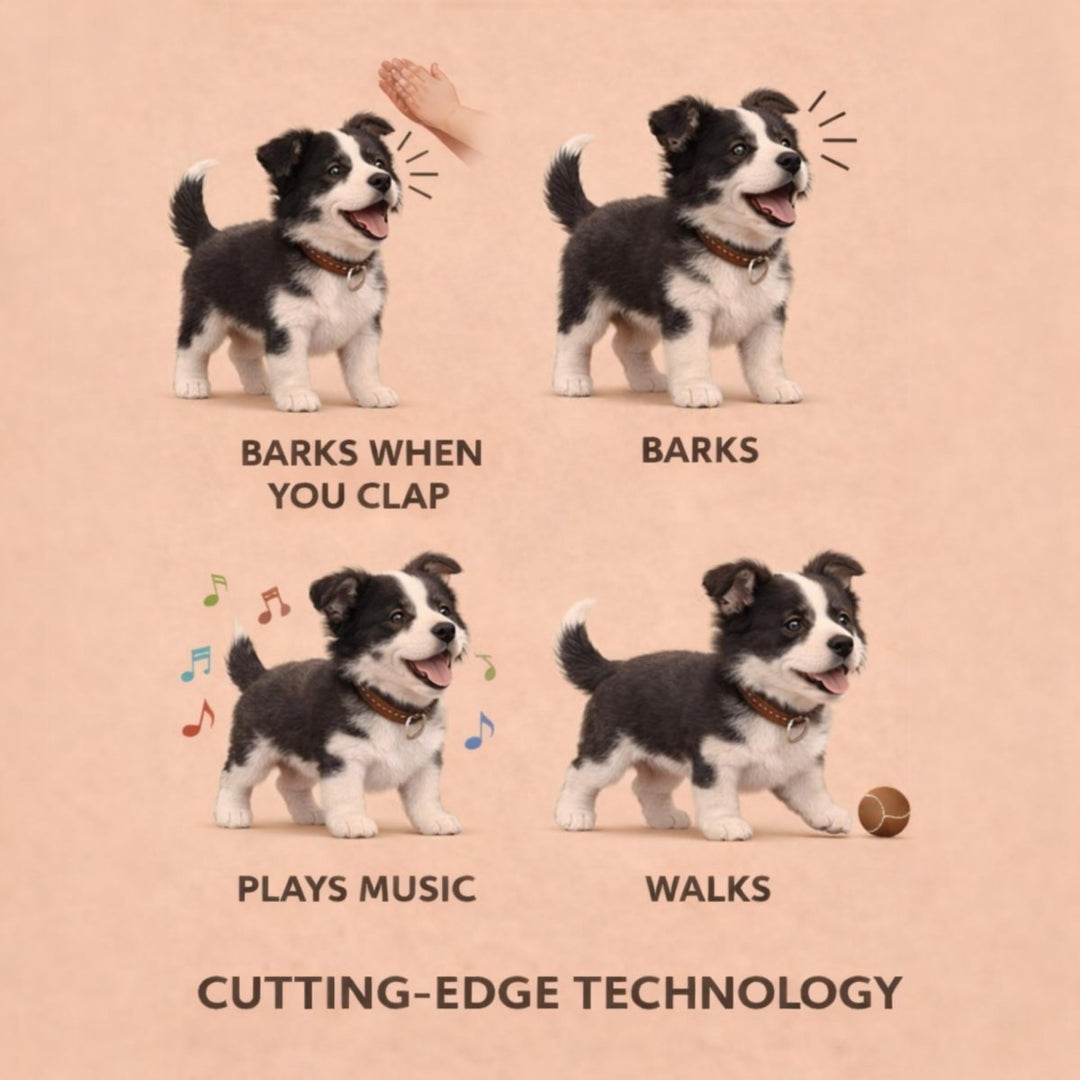 Interactive Toy Dog – Walks, Barks, and Wags Its Tail