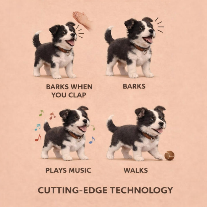 Interactive Toy Dog – Walks, Barks, and Wags Its Tail