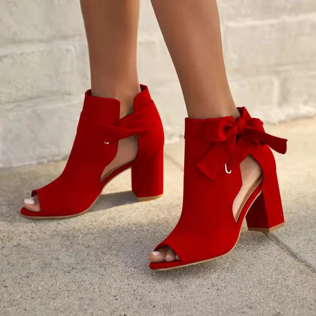 Vesper - Chic Tie-Up Ankle Boots