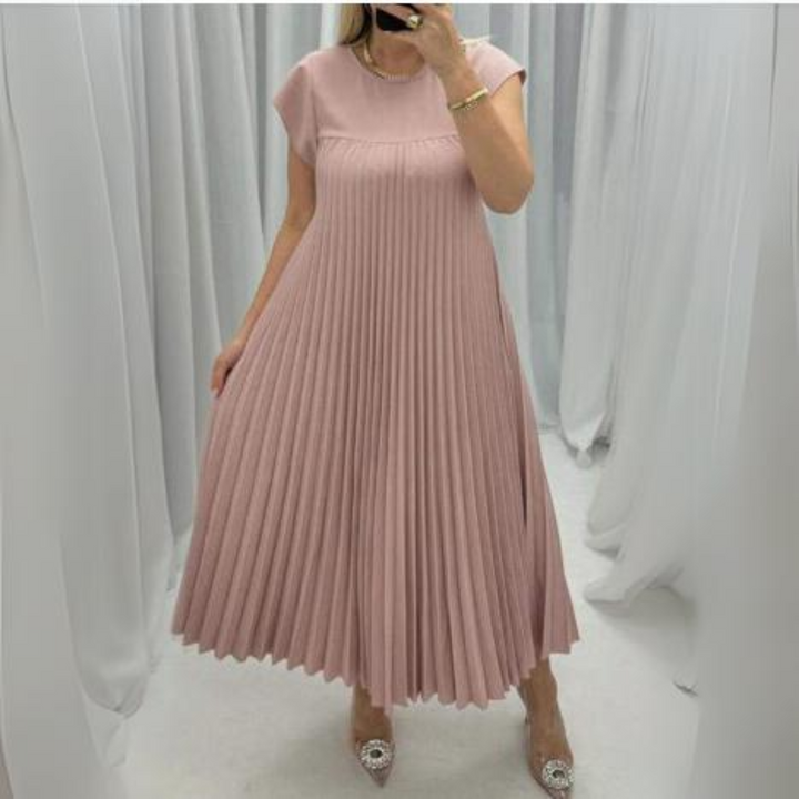 Seline Lightweight and Fresh Pleated Dress - Elena Harper