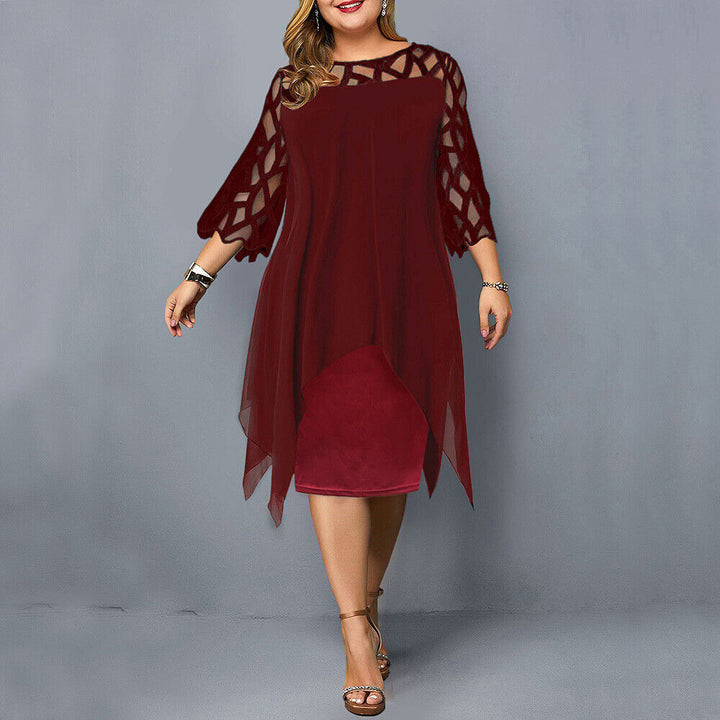 Sophie - Elegant Midi Dress for Women Plus Size