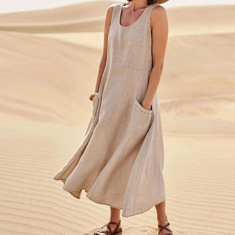 Ellie Elegant Dress with Pockets - Elena Harper