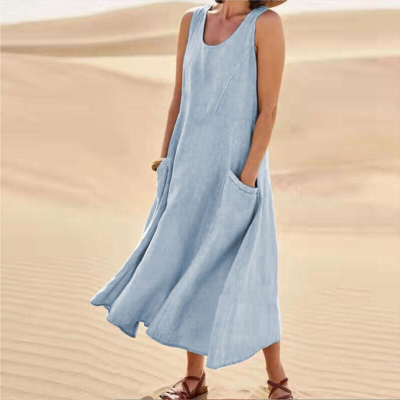 Ellie Elegant Dress with Pockets - Elena Harper